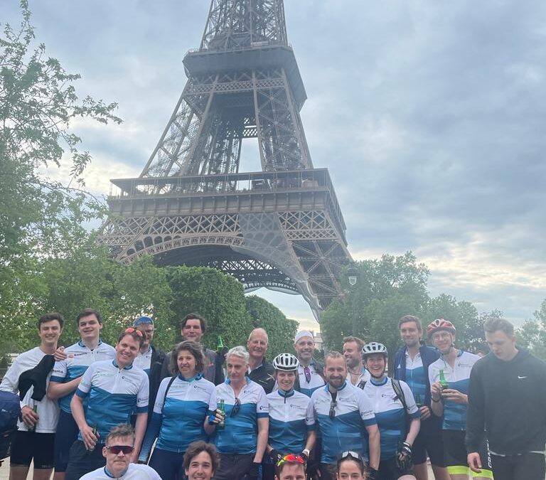 Principal take on London to Paris cycle