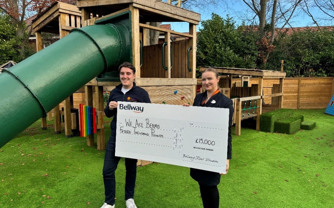 Bellway Kent raises £15,000 for We Are Beams
