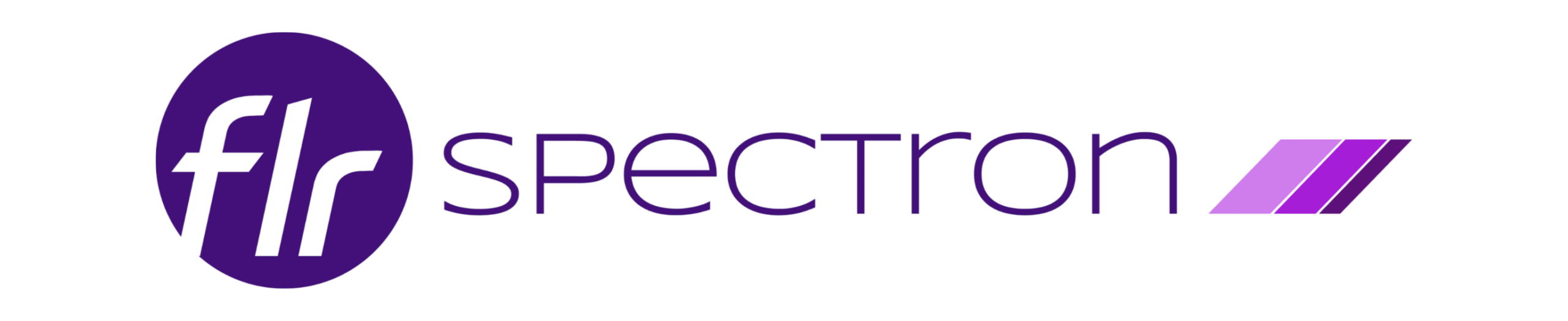 NEW FLR Spectron purple logo-Transparent background