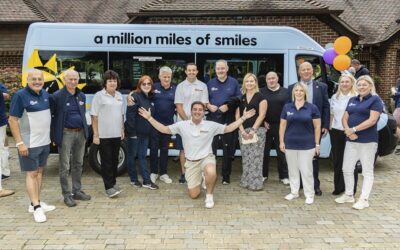 Charity Golfers donate new Sunshine Coach to local charity