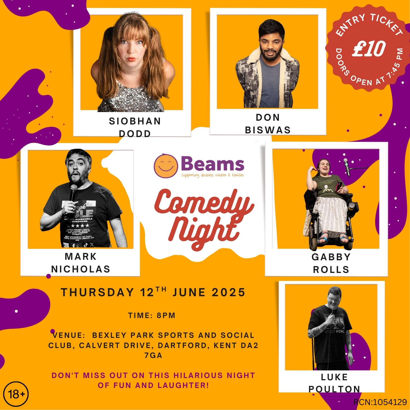 Beams Comedy Night
