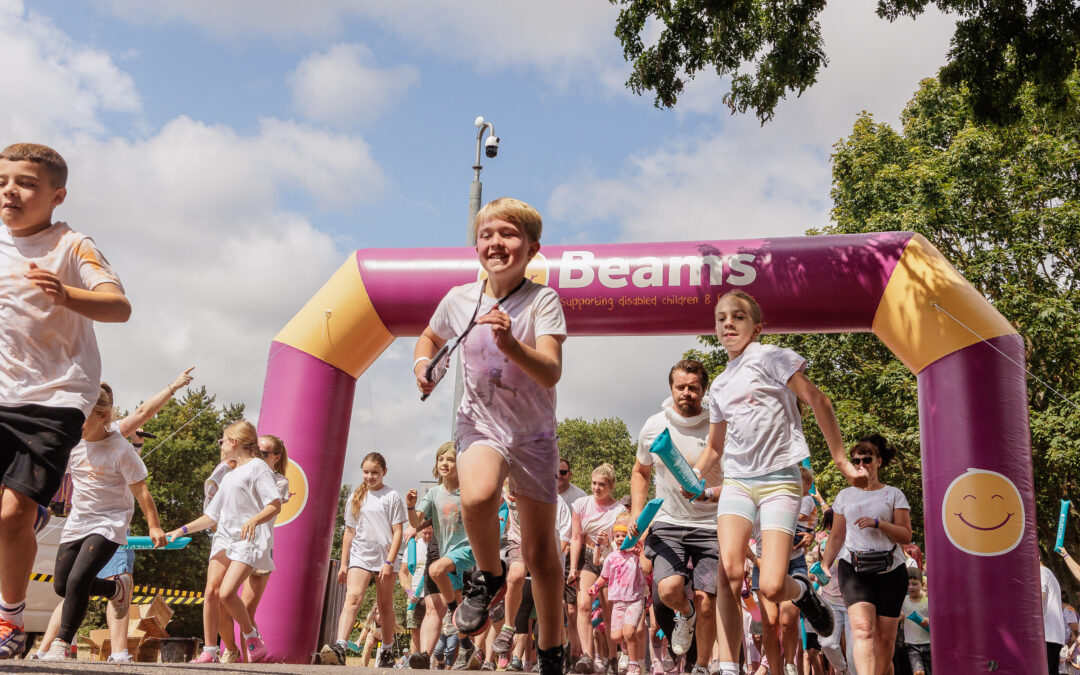 Messy Dash Makes a Big Impact- Local Families and Supporters Raise £21,000 for We Are Beams