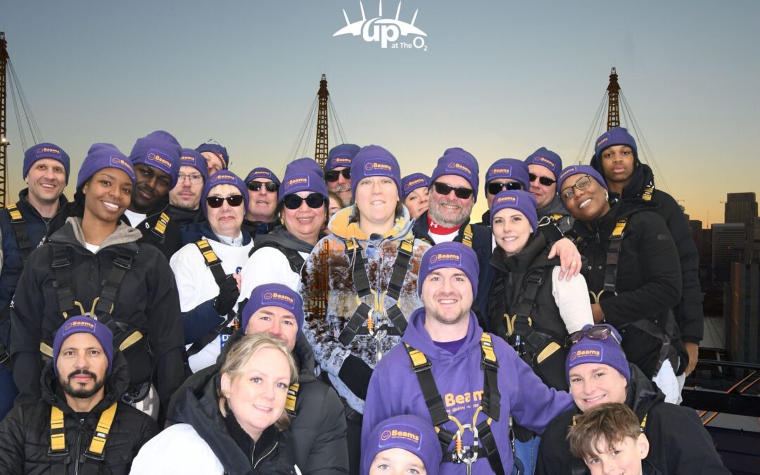 We Are Beams celebrates 30th anniversary with £7,000 raised at O2 climb